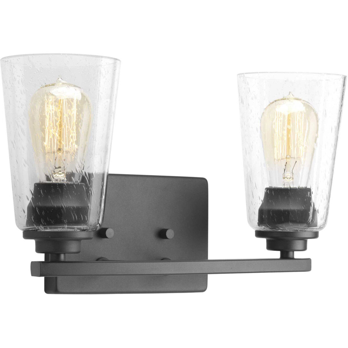 Debut 2 Light 14 inch Graphite Bath Vanity Wall Light, Design Series