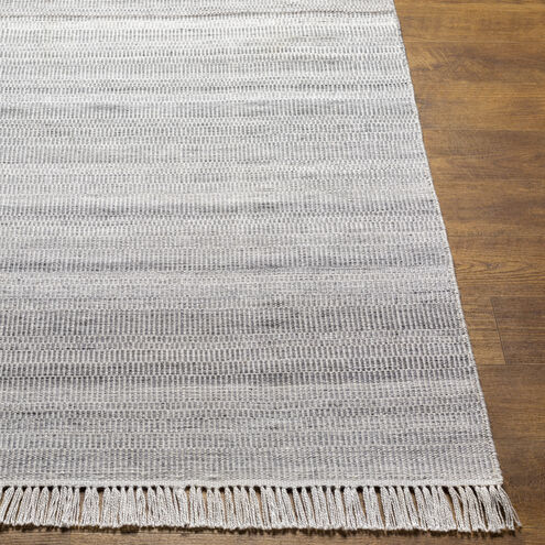 Lily 108 X 72 inch Light Grey Rug, Rectangle
