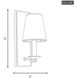 C&M by Chapman & Myers Wellen 1 Light 5 inch Aged Iron Sconce Wall Light