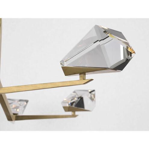 Waterford Carraig LED 52.5 inch Natural Brass Chandelier Ceiling Light