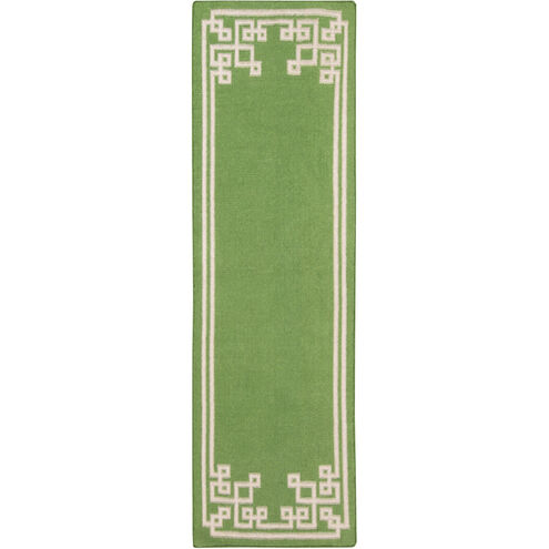 Alameda 96 X 30 inch Lime, Khaki, Taupe Rug