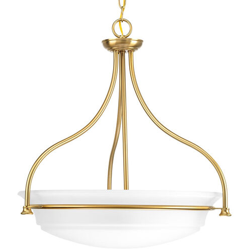 Erskine 3 Light 22.5 inch Brushed Bronze Inverted Pendant Ceiling Light