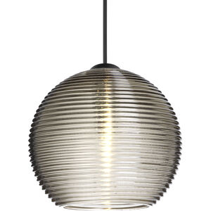 Kristall 6 1 Light Black Cord Pendant Ceiling Light