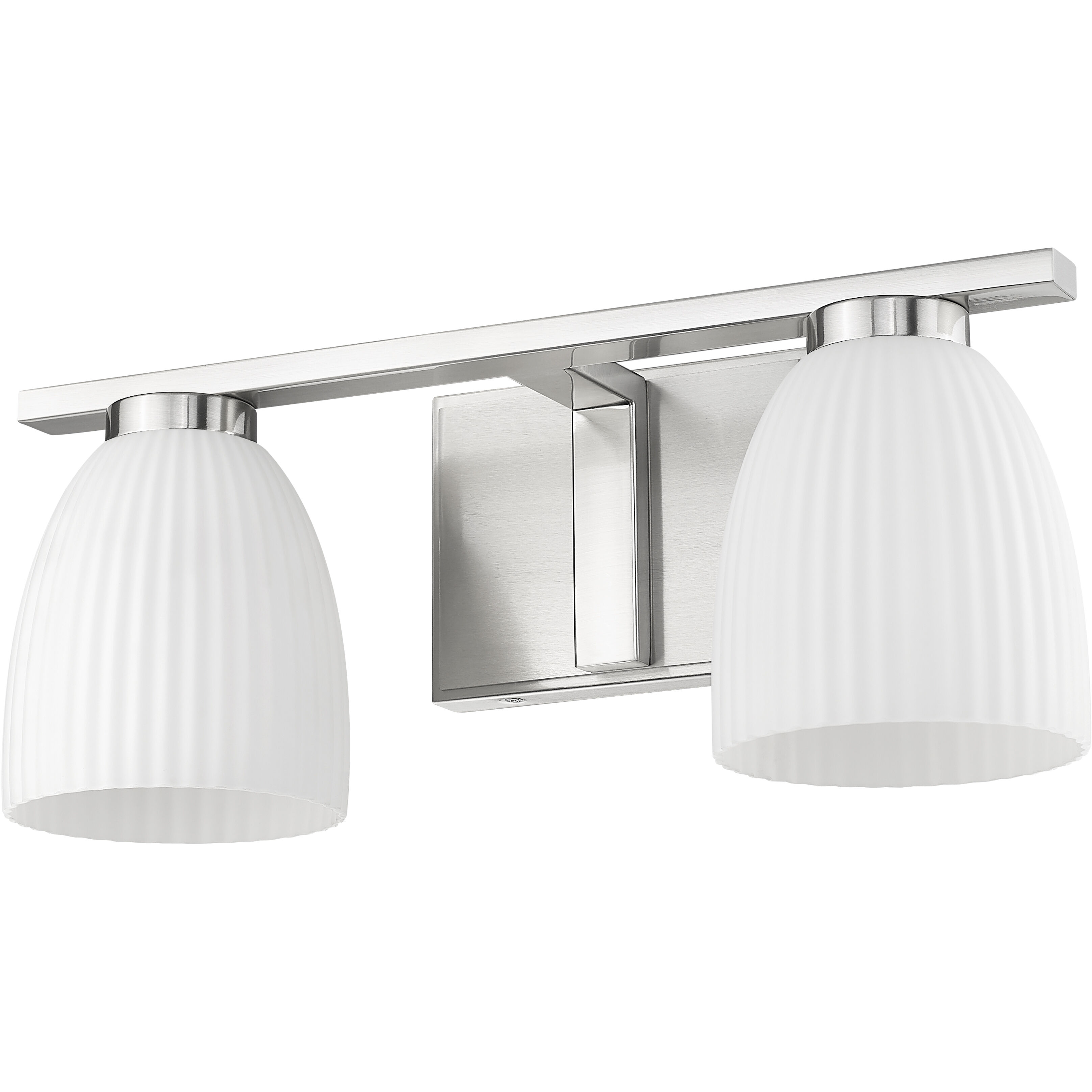 Naya 2 Light 16 inch Brushed Nickel Bath Vanity Light Wall Light