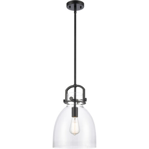 Restoration Newton 1 Light 10 inch Matte Black Mini Pendant Ceiling Light, Restoration