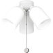Emile LED Matte White Fan Light Kit