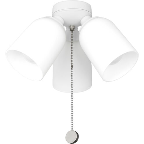 Emile LED Matte White Fan Light Kit