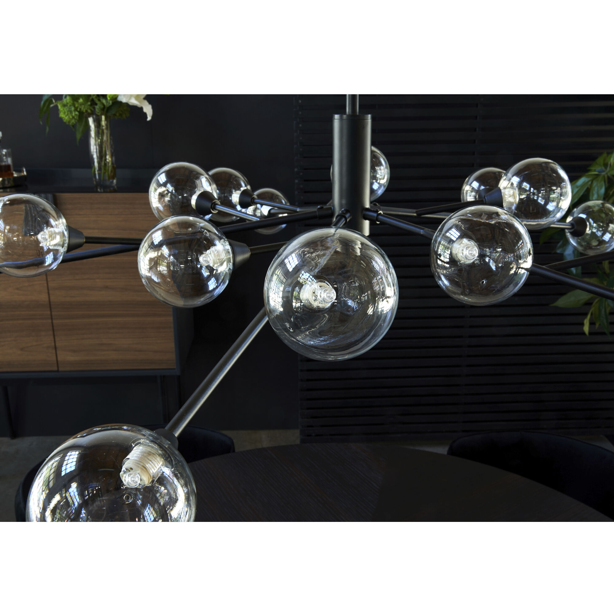 Draco LED 48 inch Black Pendant Lamp Ceiling Light