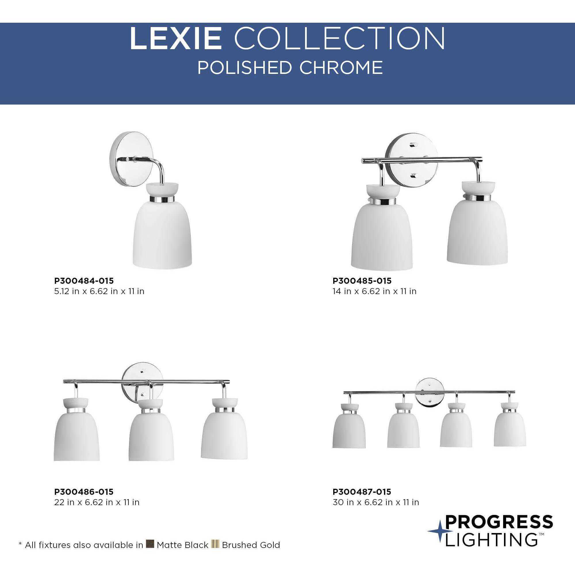 Lexie 4 Light 30 inch Polished Chrome Bathroom Vanity Light Wall Light