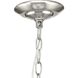 Bravo 3 Light 18 inch Brushed Nickel Foyer Chandelier Ceiling Light