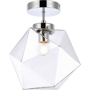 Lawrence 1 Light 9.80 inch Flush Mount