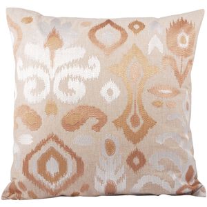 Isabella 20 X 5.5 inch Pink with Sand Pillow, 20X20