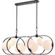 Concentro 8 Light 56 inch Dark Bronze Linear Chandelier Ceiling Light