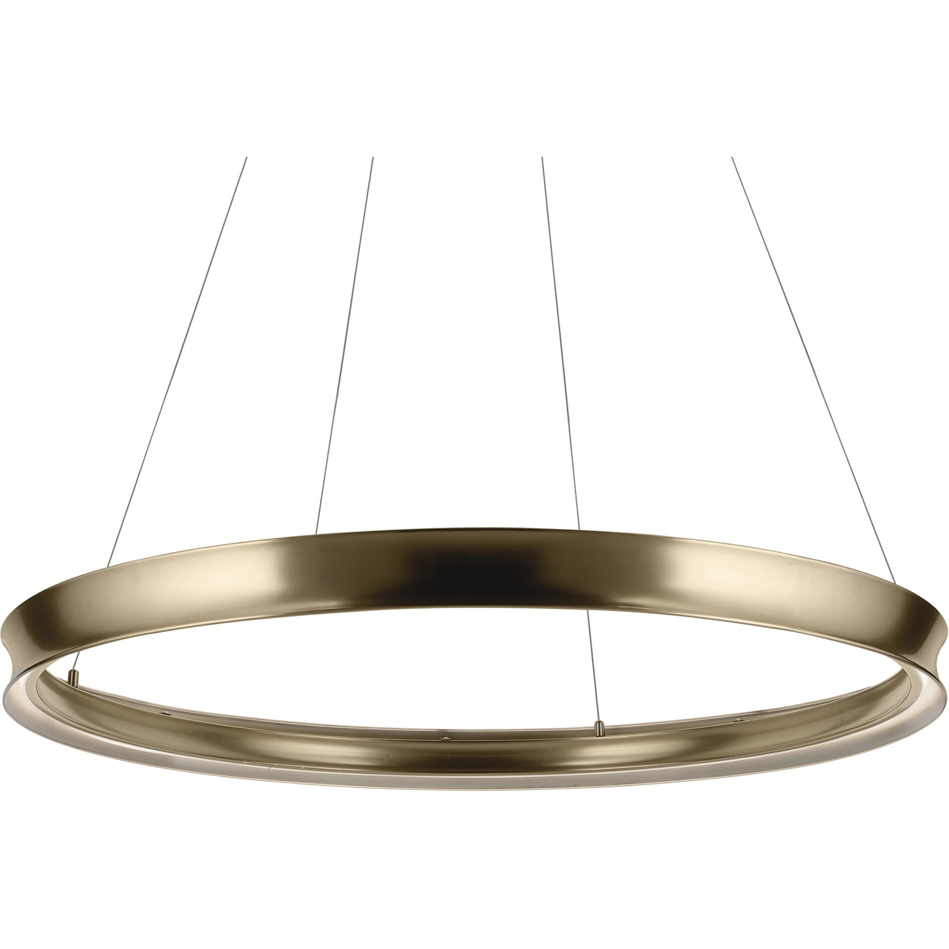 Larousse LED Champagne Bronze Chandelier Ceiling Light