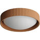 Souffle LED 13.75 inch Terra Cotta Flush Mount Ceiling Light