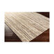 Modern Classics 96 X 30 inch Neutral and Brown Runner, Wool and Viscose