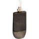 Mara Metallic Brown with Polished Nickel Bottle, Set of 2