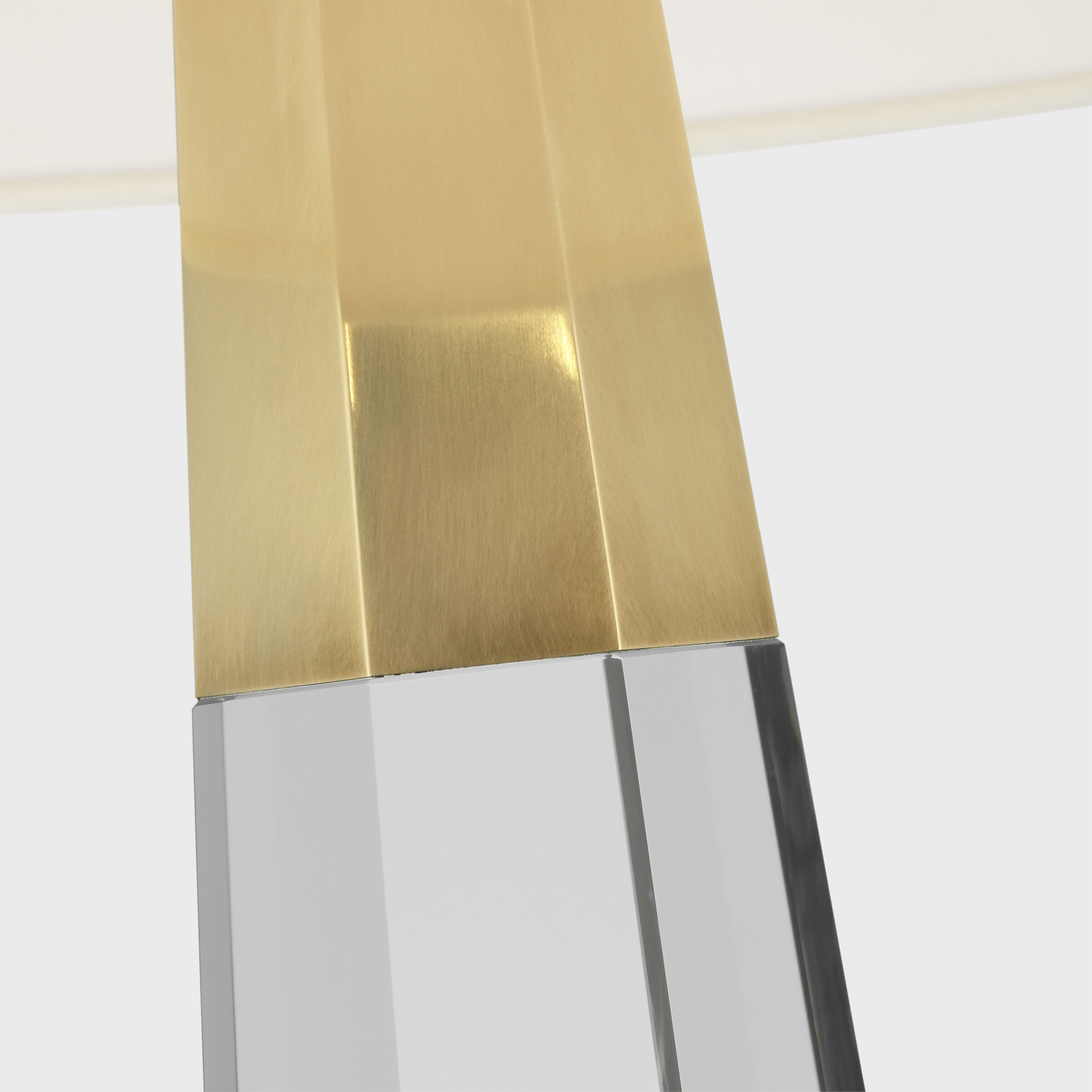 AERIN Olsen 32.5 inch 5.00 watt Crystal and Hand-Rubbed Antique Brass Cordless Table Lamp Portable Light