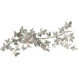Julie Neill Farfalle 3 Light 15.5 inch Burnished Silver Leaf Sconce Wall Light, Large
