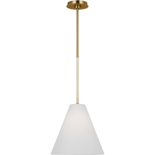 AERIN Remy 1 Light 11 inch Burnished Brass Pendant Ceiling Light
