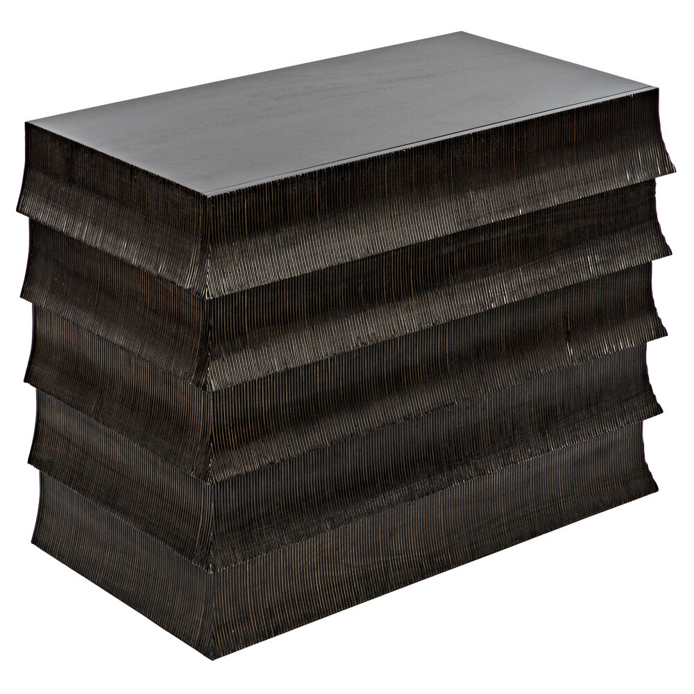 Ava Hand Rubbed Black Dresser