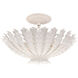 AERIN Hampton 3 Light 16.75 inch Plaster White Chandelier Ceiling Light, Small