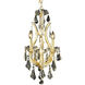 Maria Theresa 4 Light 12 inch Gold Pendant Ceiling Light in Clear, Royal Cut