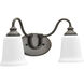 Wander 2 Light 16 inch Venetian Bronze Bath Vanity Wall Light, Design Series