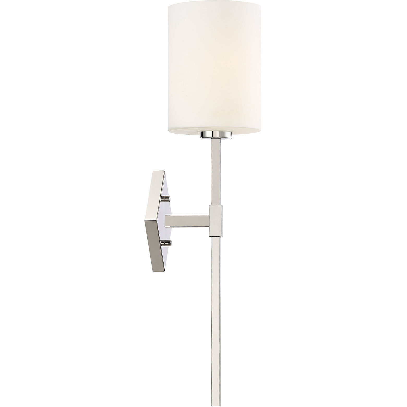 Destin 1 Light 6 inch Polished Nickel Wall Sconce Wall Light, Essentials