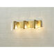 Aenon Vanity Wall Light in Brushed Champagne Brass