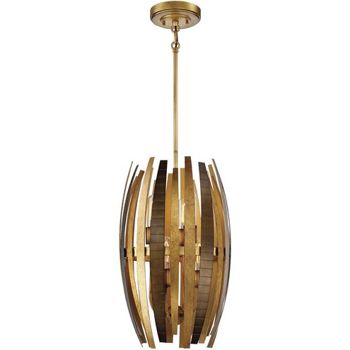 Manitou 6 Light 13.5 inch Ardor Gold Pendant Ceiling Light