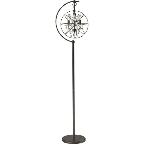 Restoration Globe 69 inch 60.00 watt Oil Rubbed Bronze with Clear Floor Lamp Portable Light