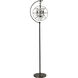 Restoration Globe 69 inch 60.00 watt Oil Rubbed Bronze with Clear Floor Lamp Portable Light