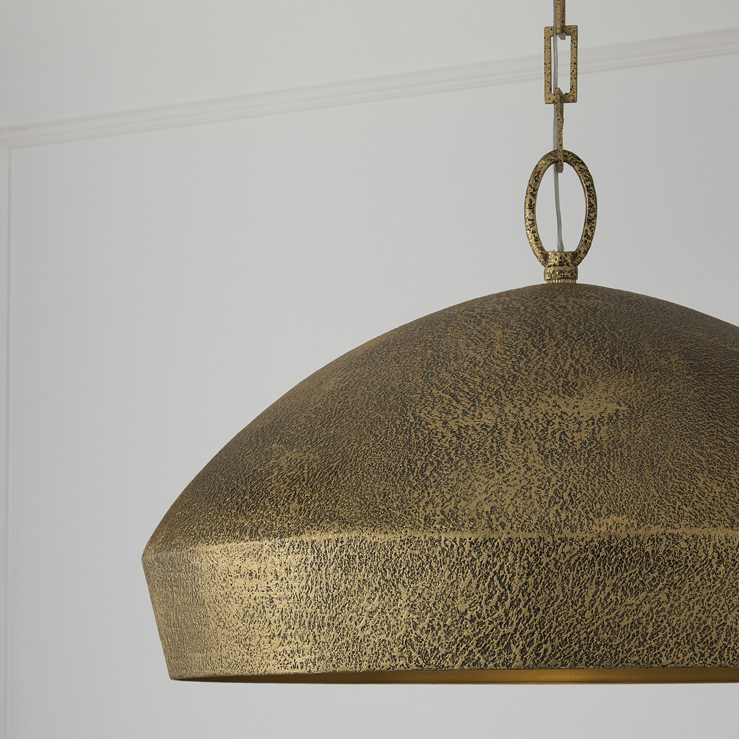 Savari 1 Light 22 inch Artisan Gold Pendant Ceiling Light