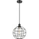 Lake Placid 1 Light 9.5 inch Matte Black Pendant Ceiling Light