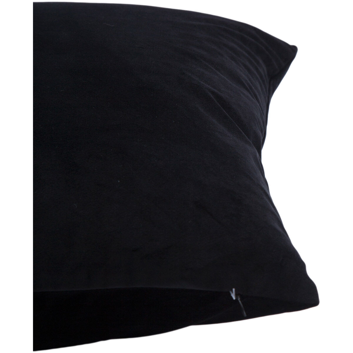 Midnight 20 inch Black Pillow