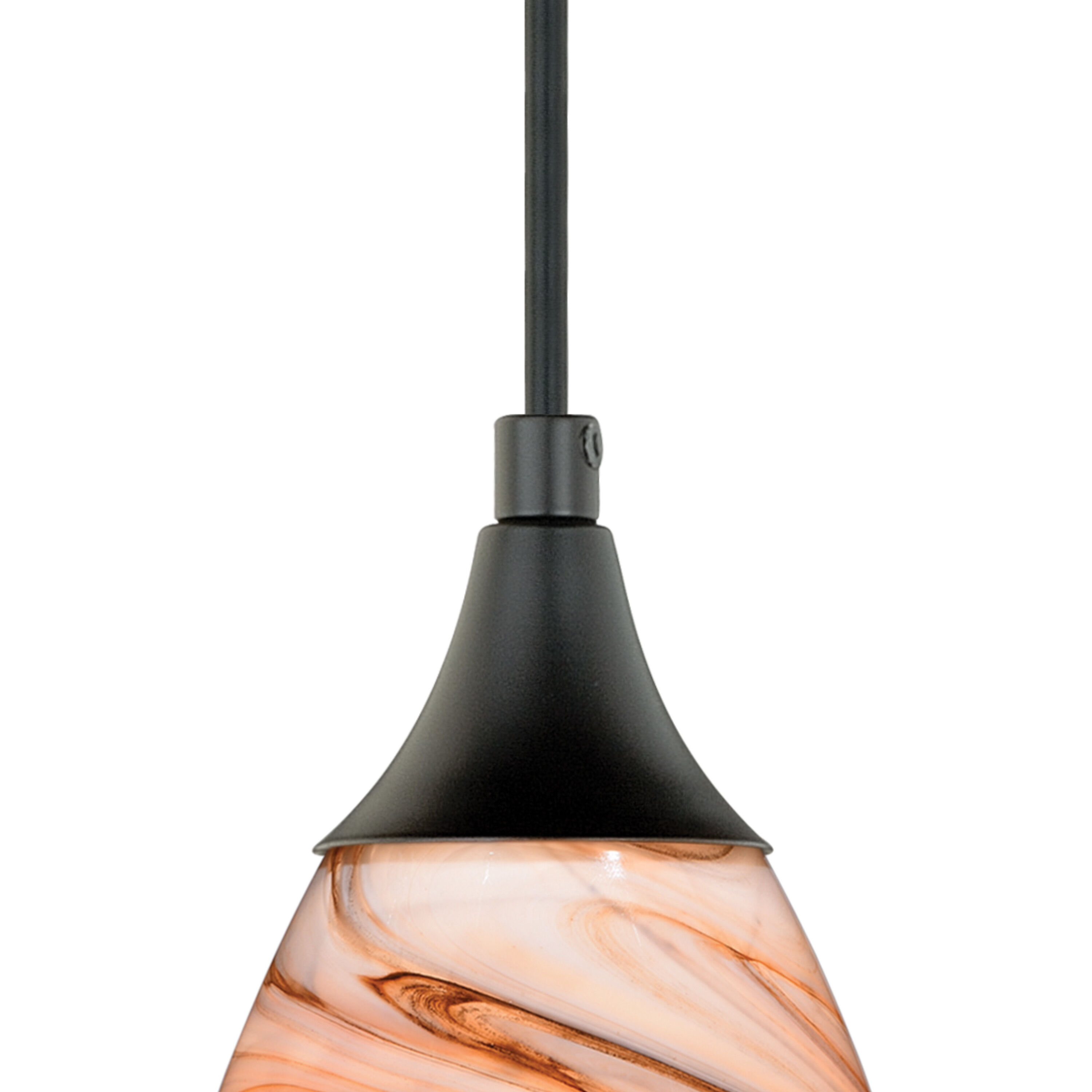 Milano LED 4.75 inch Oil Rubbed Bronze Mini Pendant Ceiling Light