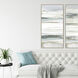 Capas Gray and Beige and Turquoise and White Canvas