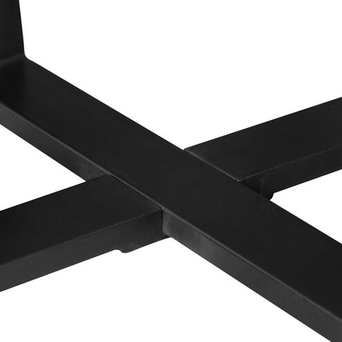 Anita 47.2 X 47.2 inch Cream and Black Dining Table