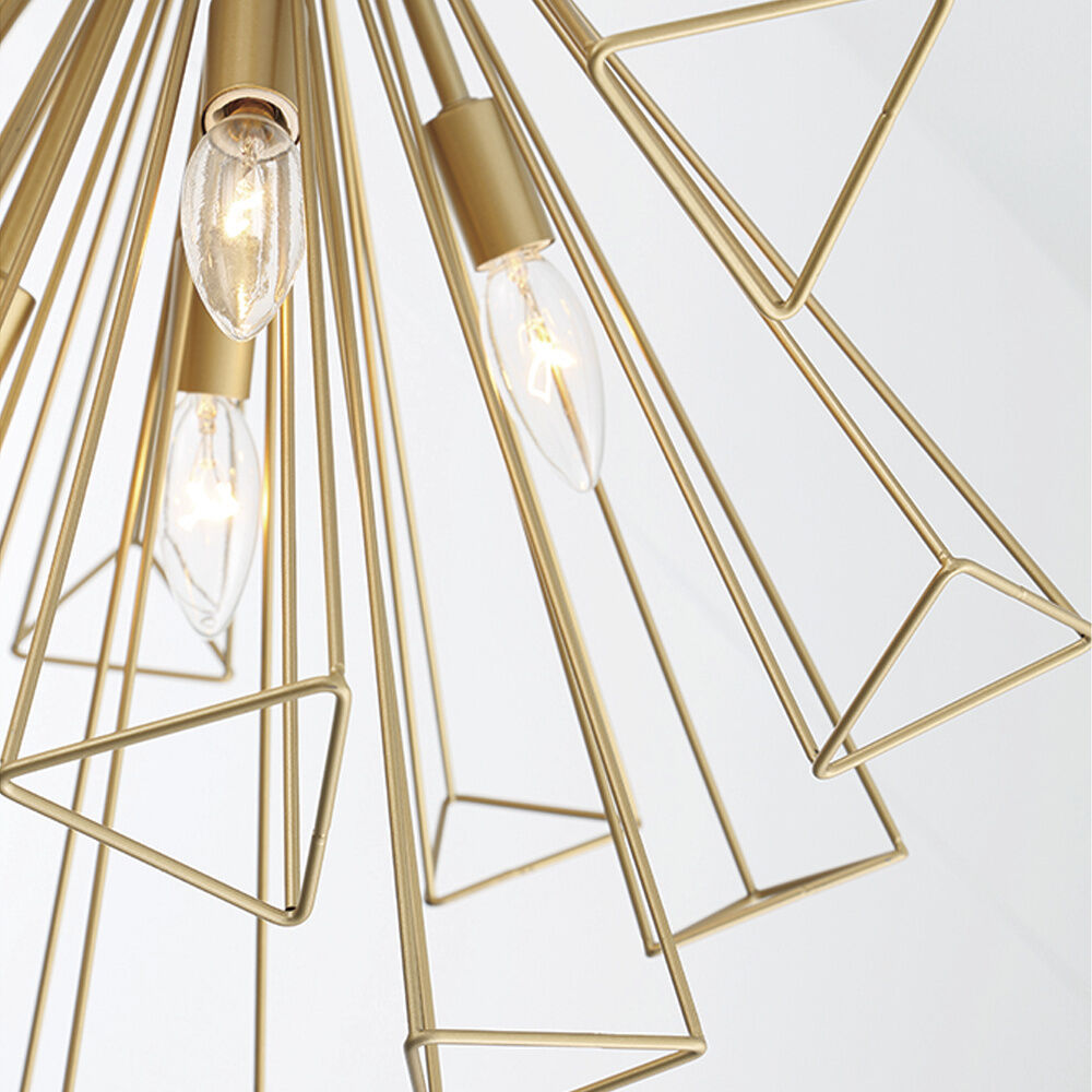 Dendelio 13 Light 30 inch Gold Chandelier Ceiling Light