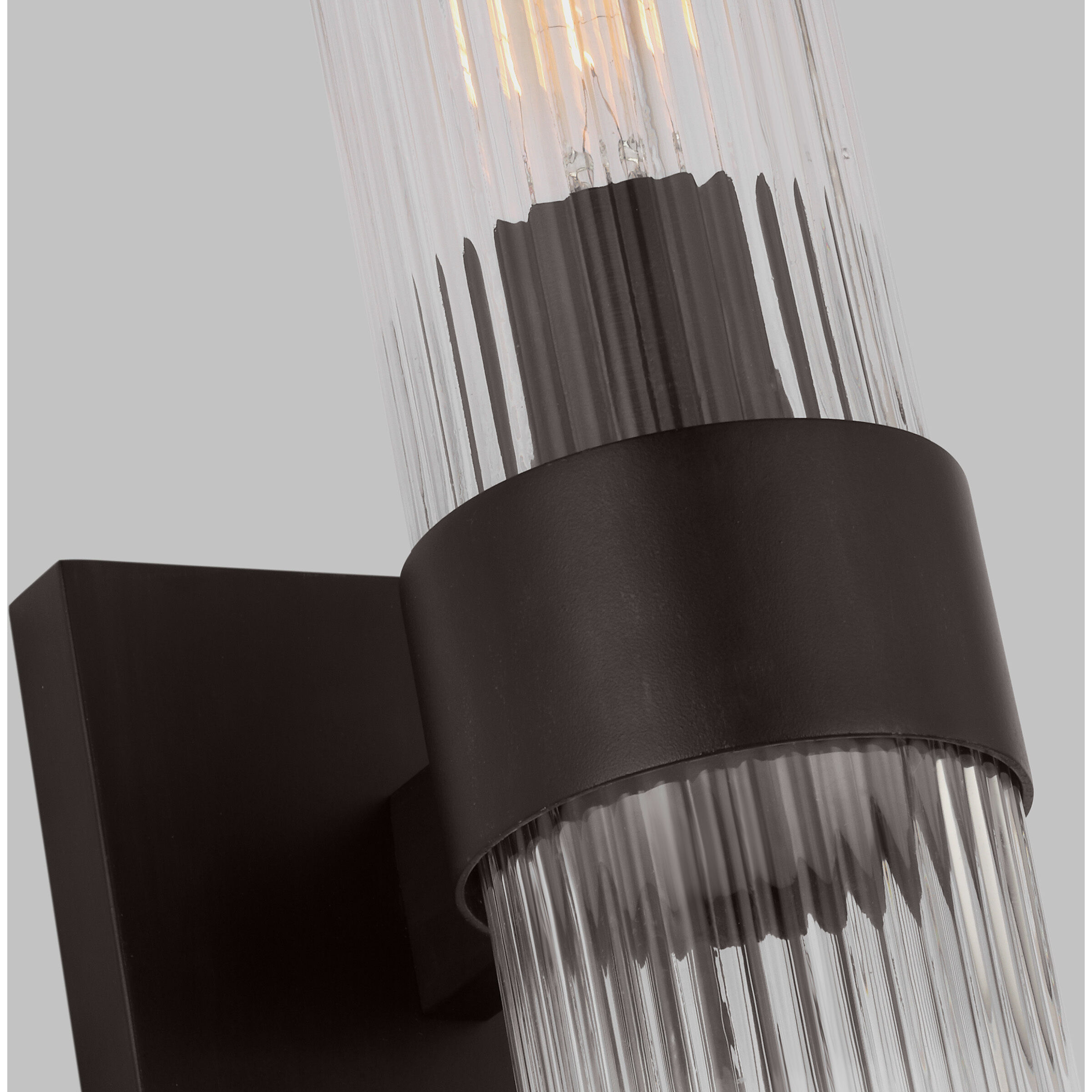 C&M by Chapman & Myers Geneva 1 Light 4.5 inch Aged Iron Bath Vanity Wall Sconce Wall Light