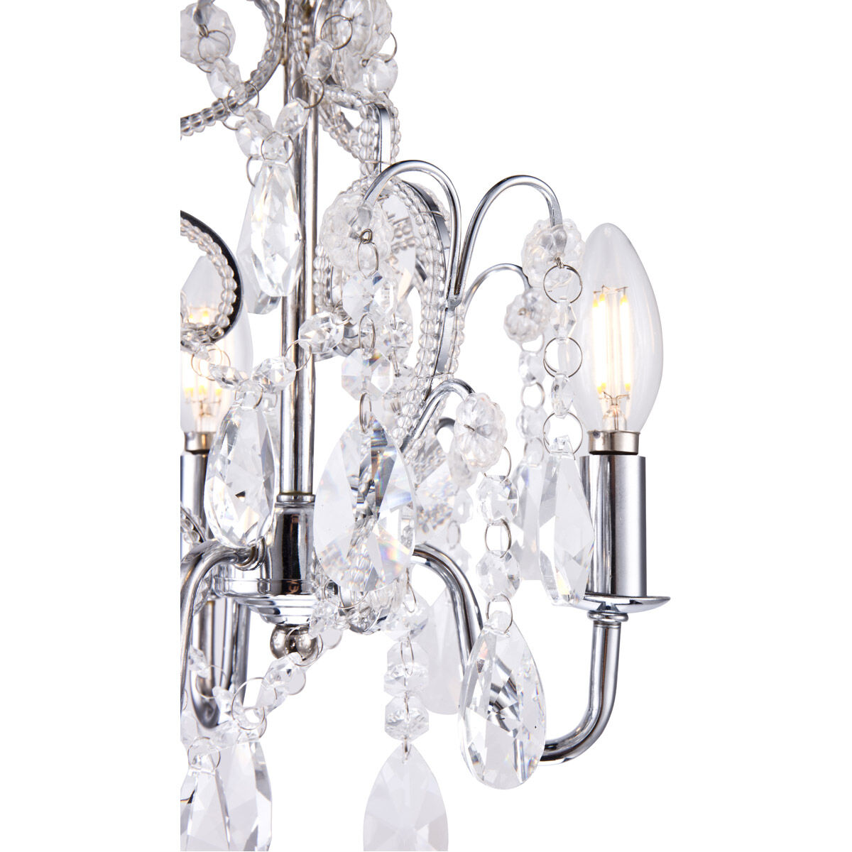 Karter 3 Light 10 inch Chrome Pendant Ceiling Light