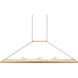 Himalayas LED 62 inch Brass Island/Pool Table Light Ceiling Light