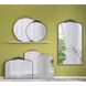 Dia 32 X 30 inch Black Wall Mirror