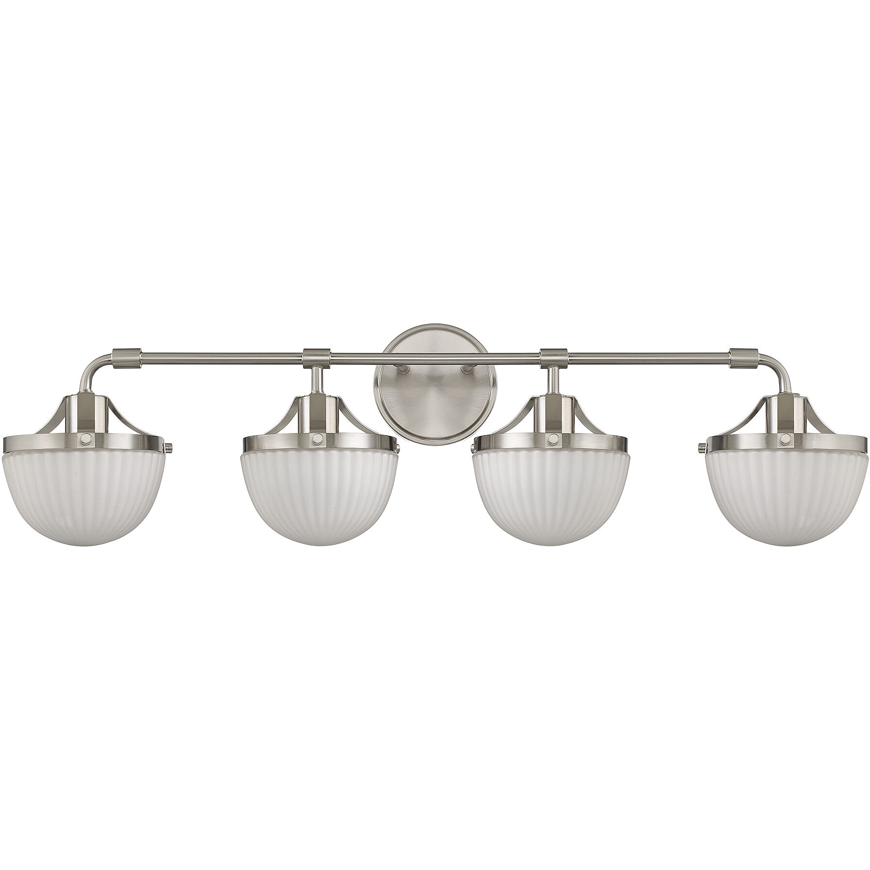 Meredith 4 Light 33 inch Satin Nickel Bathroom Vanity Light Wall Light