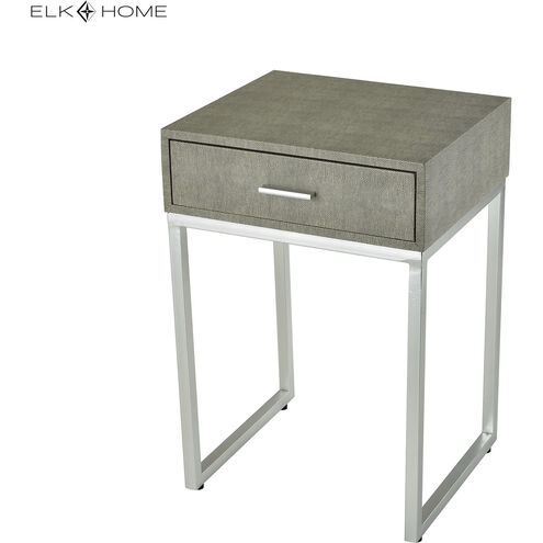 Les Revoires 24 X 16 inch Gray with Silver Accent Table