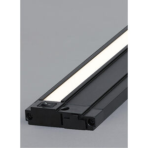 Unilume Slimline 120 LED 13 inch Black Undercabinet Light
