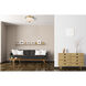 Amon 2 Light 13 inch Heritage Brass Flush Mount Ceiling Light