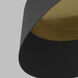 Sean Lavin Forge LED 28 inch Natural Brass Line-Voltage Pendant Ceiling Light in Nightshade Black