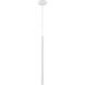 Forest LED 4.75 inch Matte White Pendant Ceiling Light in 1, 3, Matt white Steel